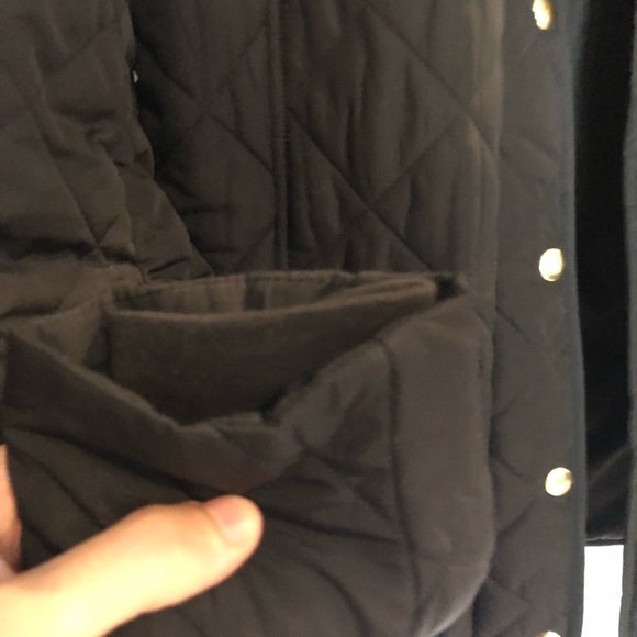 JCrew black quilted jacket XXS - Picture 2 of 7